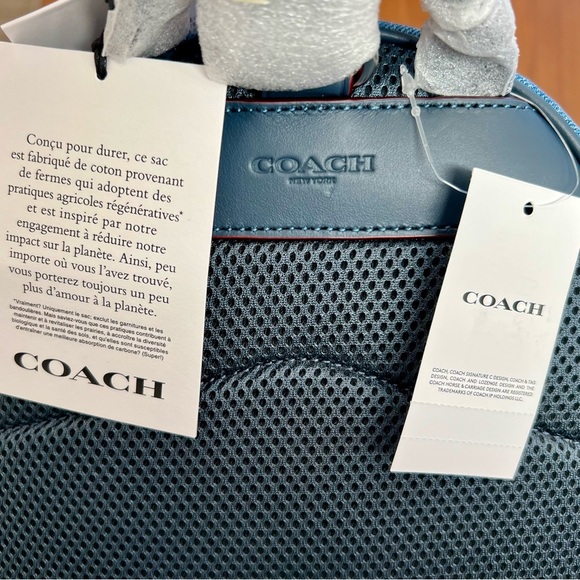 NWT $395 Coach Denim Charter Unisex Crossbody Sling Pack - Picture 12 of 13